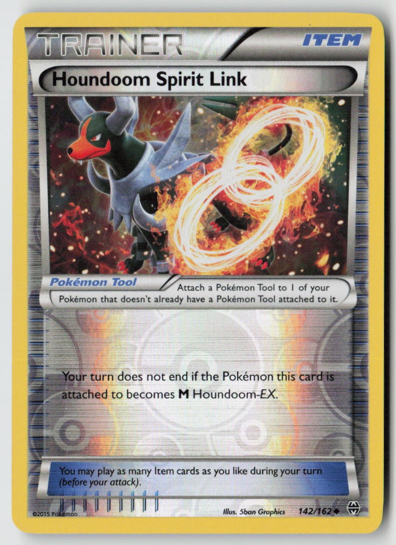 Houndoom Spirit Link 142/162 - XY - BREAKthrough Reverse Holo - PTCG - LP
