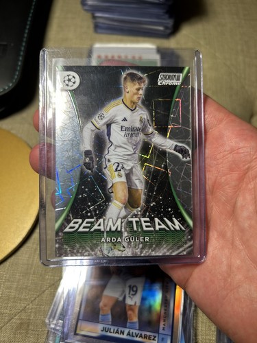 Arda Guler #BT-AG — 2023 Topps Stadium Club Chrome UEFA Beam Team soccer card
