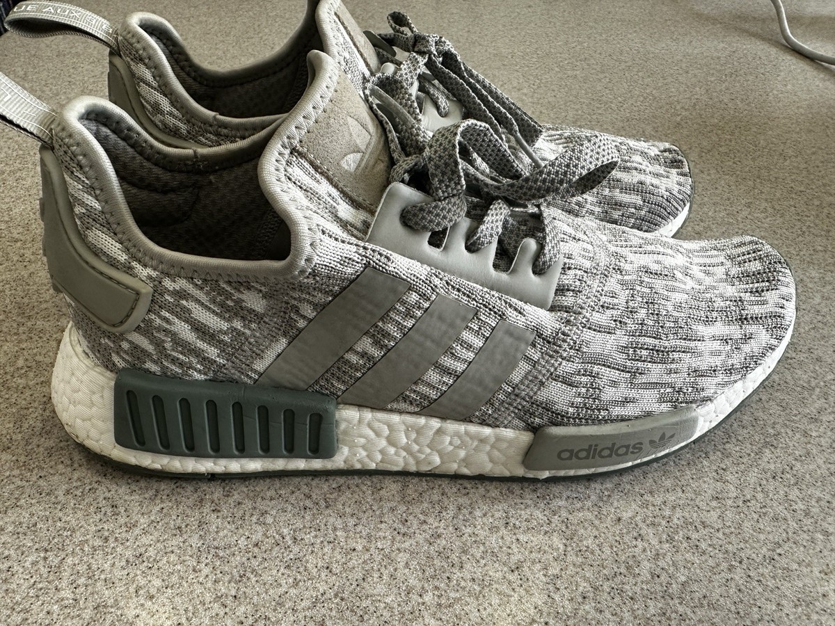 Adidas NMD R1 Shoes Size Mens Digital Camo Green White Boost Running  CO0860