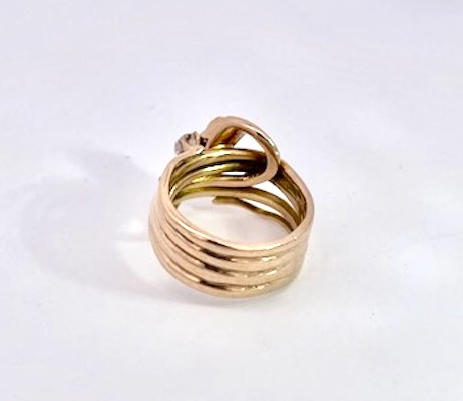 Double Snake Ring Lovers Knot - image 10