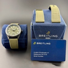BREITLING AVIATOR 8 41MM BLACK STEEL “CURTISS WARHAWK” REF: M173152A1L1X1 (2022) 2