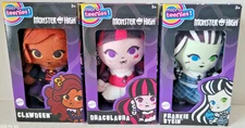 Monster High (3)MICRO TEENIES Frankie Stein Draculaura Clawdeen Mini Plush Dolls