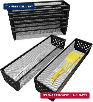 Simple Trending Silverware Drawer Organizer, 8 Pack Utensil Organizer for Kitche