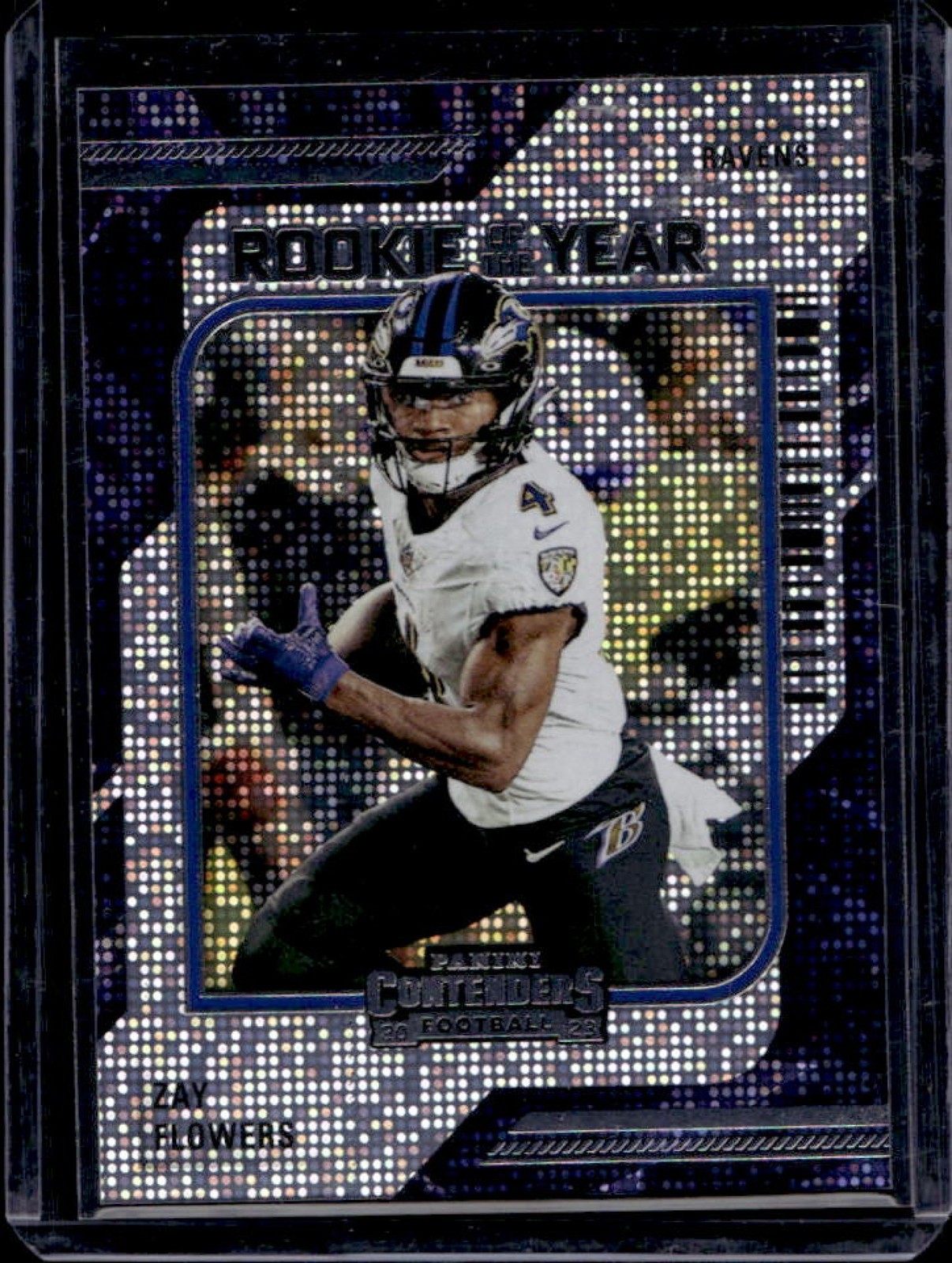 Zay Flowers Panini Contenders Rookie of the Year Contenders #20 Base