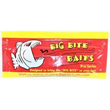 Big Bite Baits Coontail Worm 4 3/4" Ribbed Worm Bass & Walleye Soft Bait 4 Pack