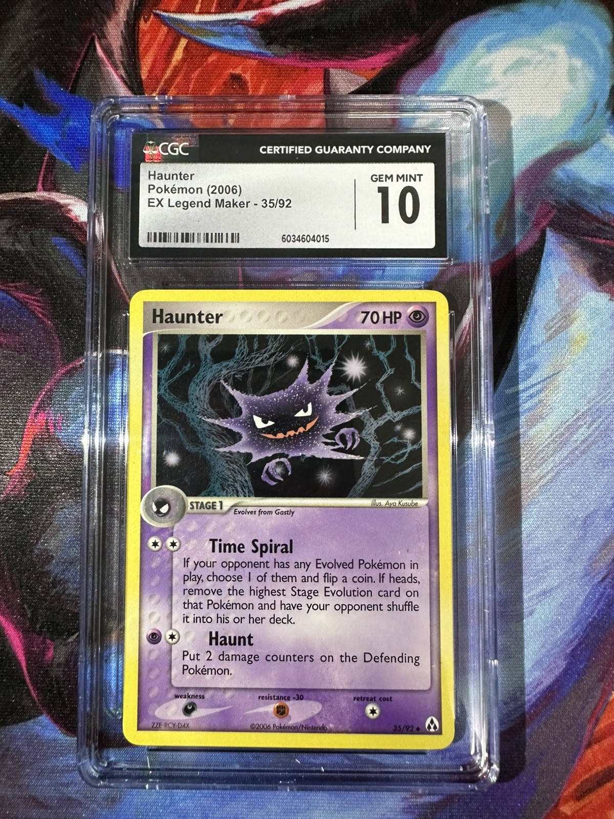 Haunter 35/92 Ex Legend Maker 2006 CGC 10 Gem Mint Pokemon TCG