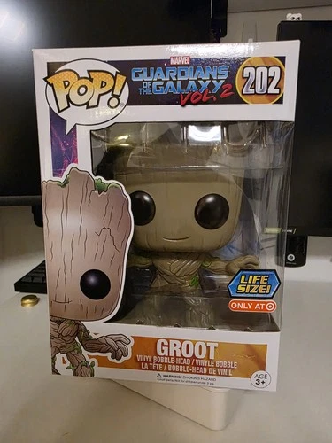 Funko Marvel Guardians of The Galaxy Groot Life-Size Target Exclusive NIB Rare
