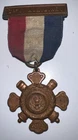 1861-1865 Veterans of Union /Veterans of the Civil War Flag Ribbon Badge Pin