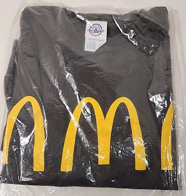 Vtg Delta Pro Weight Mcdonalds T Shirt Size Medium Grey New In Package 3 Arches