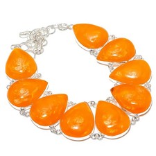 Natural Baltic Amber Gemstone 925 Sterling Silver Jewelry Necklace 18" Gift J326