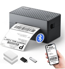 Label Printer, 4x6 Shipping Label Thermal Printer for Packages, Bluetooth Con...