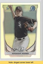 2014 Bowman Draft Chrome Refractor Spencer Adams #CDP42 READ 0a1