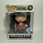 Funko Pop Disney Villains Trains Cruella De Vil in Cart Shop Exclusive