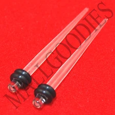 V092 Clear Ear Stretchers Tapers Expandars 14 12 10 8 6 4 2 0 00 G Gauges n Kit