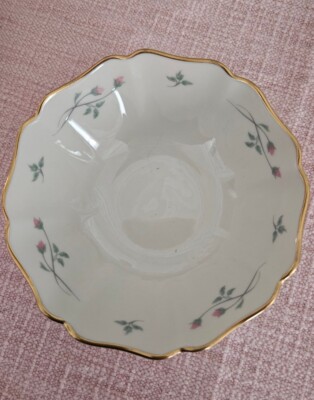 Vintage Lenox small Bowl Rosebud Collection all purpose Cereal