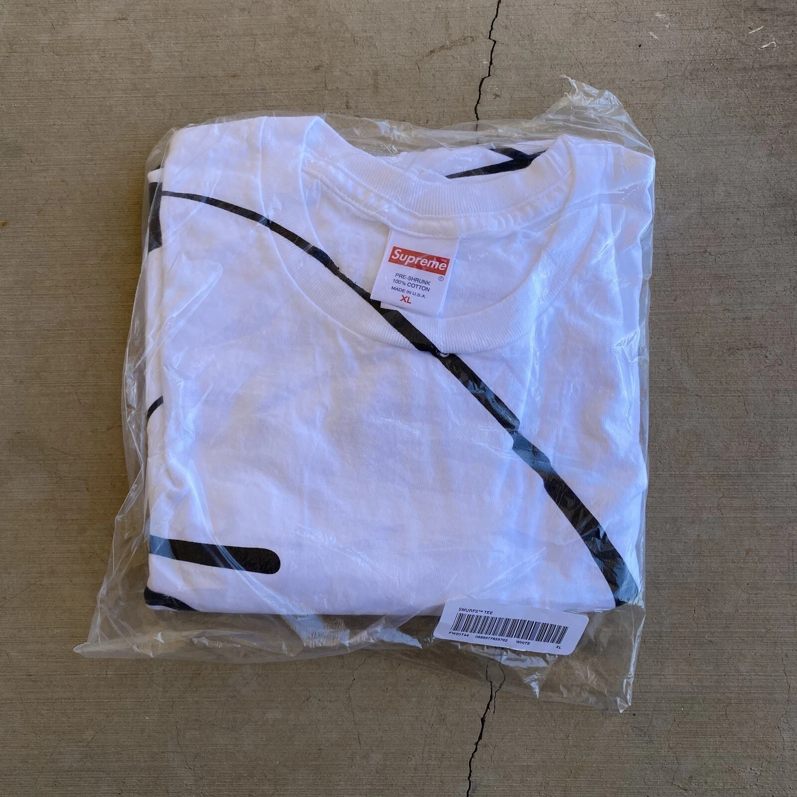 T shirt Supreme Schtroumpfs blanc 2020