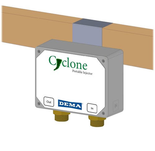 Dema Cyclone portable injector cleaning chemical fertilizer injection kit w/hose - 第 1/3 張圖片