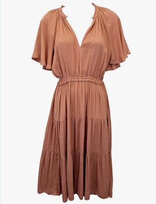 Witcher Blush Resort Midi Dress Women s Size 8