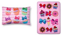 Nickelodeon Jojo Siwa 2-Piece Lot Pink Twin Size Bedding Blanket Pillowcase