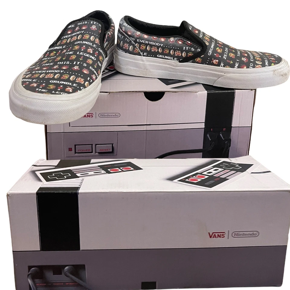 The Legend of Zelda Hombre Vans Talla 5, Multi-diseño Adulto Crew Calcetines, Vidrio, Pegatinas Foto 4 de 4
