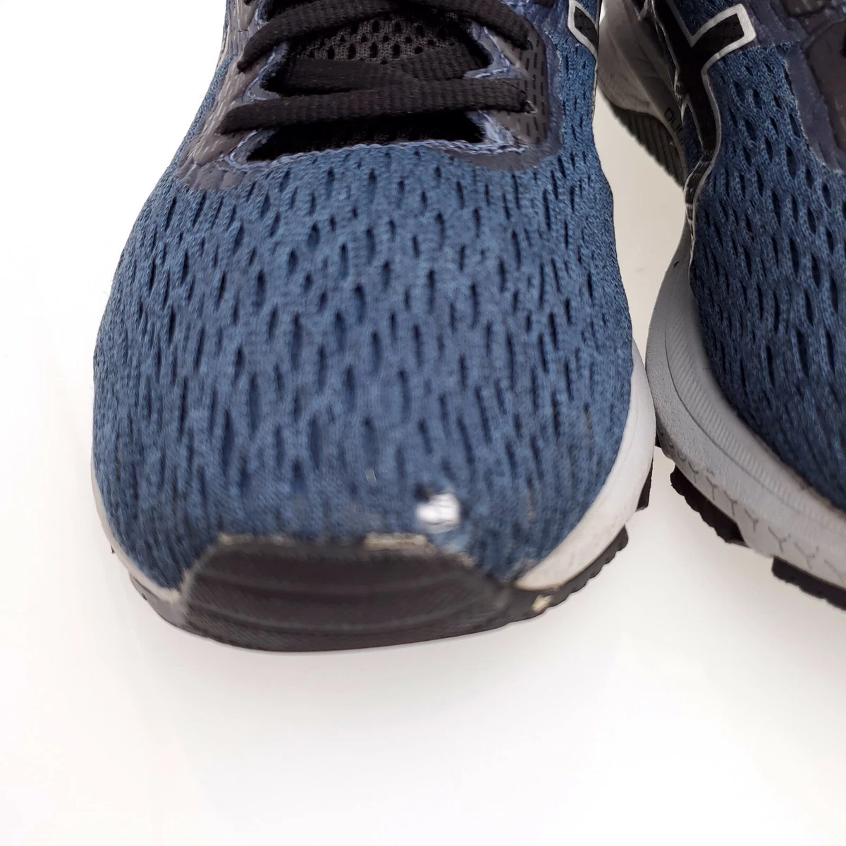 Asics 9 Flytefoam Duomax Running Shoes Lace Up Low Top Blue Color