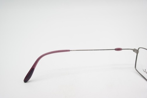 Vintage Brille Brendel 908689 Titanium Silber Violett Eckig Brillengestell - Picture 5 of 6