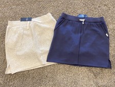NWT Abercrombie Kids Girls Soft Fleece Skirts Built In Shorts Skort Set 13 14