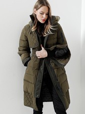 One Of Kind Mackage Willow Coat Olive Green S $1240 Rare