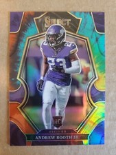 Andrew Booth Jr. 2022 Select Premier Tye Dyed Prizm RC /25 Vikings !!!!!