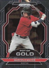 2023 Panini Prizm Baseball Marcelo Mayer #PG4 Pot of Gold
