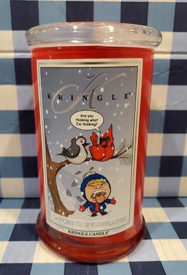 Catching Snowflakes 22oz large classic jar Kringle Candle