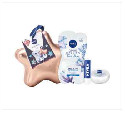 Nivea Star Skin Treats Gesichts- & Händecreme Weihnachten Geschenkset 