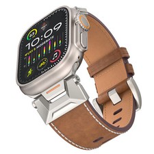 Genuine Leather Band Strap for Apple Watch Ultra 49mm iWatch 9 8 7 6 5 42/44/45