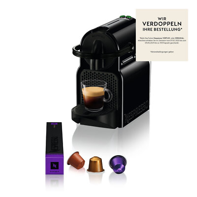 DeLonghi EN80.B Inissia Nespresso Kapselsystem Kaffeemaschine Kaffeeautomat
