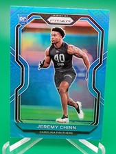 Jeremy Chinn 2020 Panini Prizm Blue Rookie Card RC Refractor #367. rookie card picture