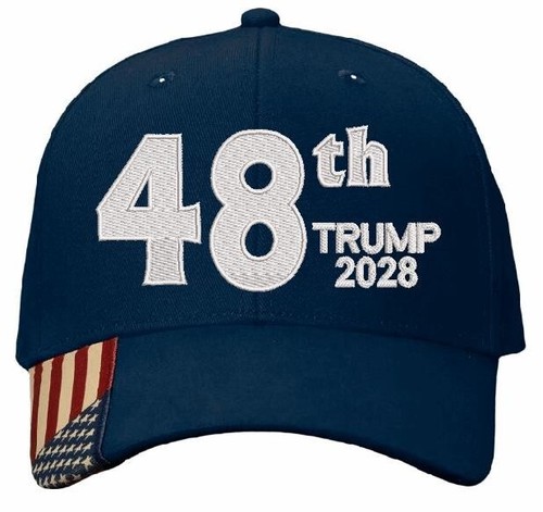 Trump 2028 Hat President 48th Make America Great Again MAGA Adjustable Ball Cap - 第 2/18 張圖片