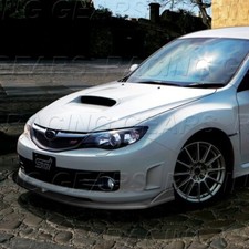 Fit 2008-2010 Subaru Impreza Wrx Sti Cs2-style Black Front Bumper Body Kit Lip