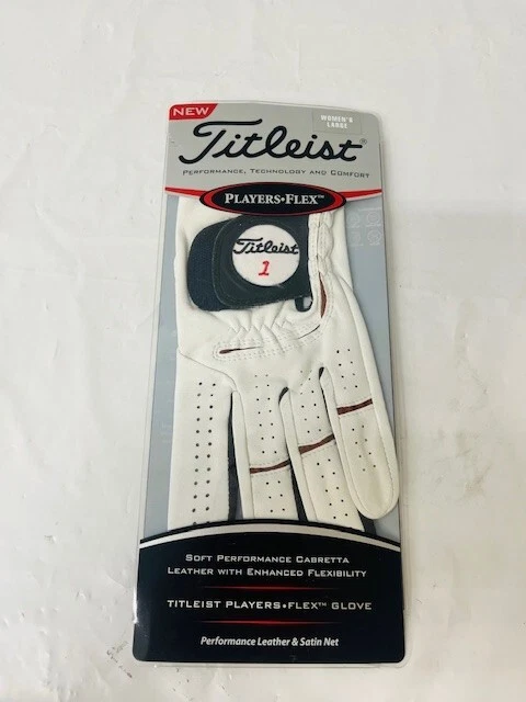 Guantes de golf Titleist Players Flex para mujer, mano izquierda, grandes - NUEVOS Foto 4 de 4