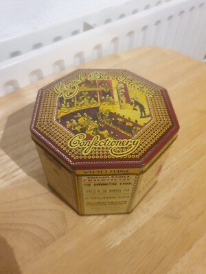 Vintage Huntley Boorne & Steevens Süßigkeiten Blechdose