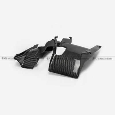 For Mitsubishi EVO 10 Carbon Fiber 2pcs Intercooler Side Panels Glossy Kits