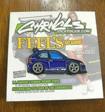 ✅🔥LEEN CUSTOMS LJ GARCIA BLUE HONDA CIVIC CHRNCLS STICKYDILJOE FEEL'S  xx/250