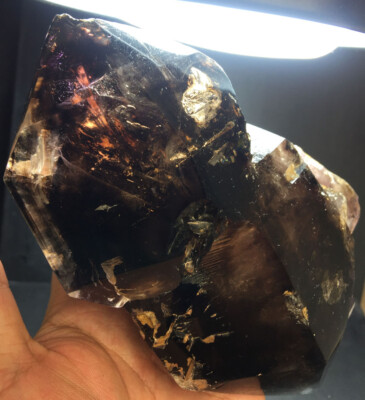 1330g  WOW! Super Seven Amethyst Quartz Crystal Polished Specimen #99