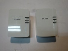 Lot of 2 TRENDnet TPL-406E2K / TPL-406E 500Mbps Powerline AV Adapter