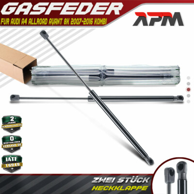 2x Gasfeder Heckklappe Dämpfer 502mm 530N für Audi A4 Allroad 8KH A4 Avant 8K5
