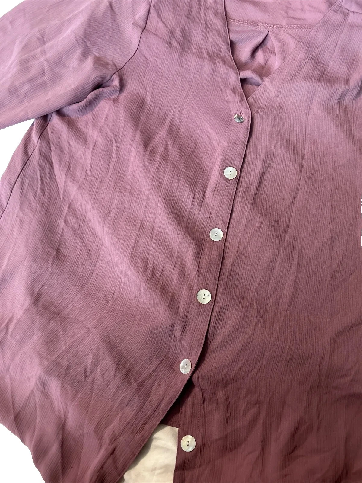 ALYX Tunica Donna Camicia Maniche Campana Rosa Fluo Suze XL Remark