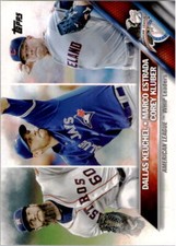 2016 Topps #346 Corey Kluber Dallas Keuchel Marco Estrada LL - NM