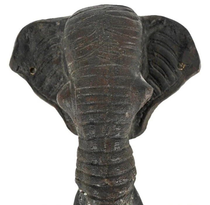 perilla o gancho puerta escultura elefante bronce Foto 4 de 4