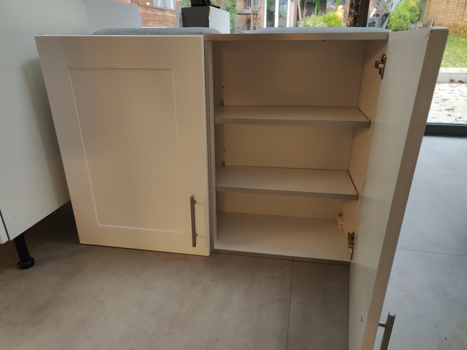 White kitchen units used pre owned eBay