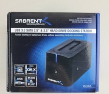 Sabrent USB 3.0 to SATA External 2.5/3.5" Hard Drive Docking Station DS-UBLK