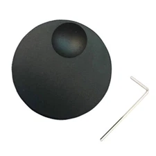 Volume Control Knob 32x13mm Volume Control Knob Black Frosted Solid Aluminum